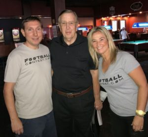 Matty and Toni with Brent Musburger